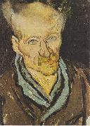 Portrait of a patient at the Hospital Saint-Paul Vincent Van Gogh